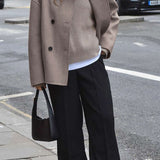 Basic Solid Warm Ceket