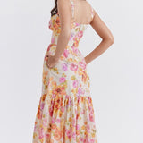 Cottie Baskılı Flare Midi Elbise