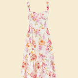 Cottie Baskılı Flare Midi Elbise