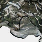 Branch Print Mesh Off Shoulder Uzun Kollu Üst