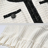 Siyah Detaylı Tüvit  Takım