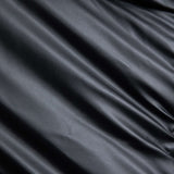 Button Padded Stand Collar Long Sleeve Mont