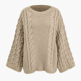 Basic Solid Round Neck Flare Kazak