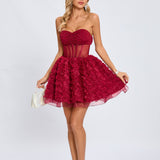 Rachel  Korse Mini Elbise