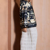 Nomadic Pattern Oversize Ceket