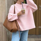 Pudra Pembe Oversize Triko