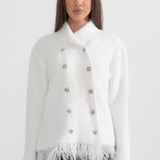 Püsküllü Dokulu Ceket