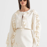 Petal Süslemeli İki Parçalı Takım