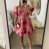 Abel Mini Dress - Pink