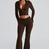 Örgü Kapüşonlu Set