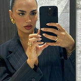 Mini Düğüm Küpeler