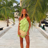 Cassidi Mini Dress - Sage