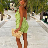 Cassidi Mini Dress - Sage