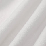 Beyaz Kontrastlı Triko Midi Elbise