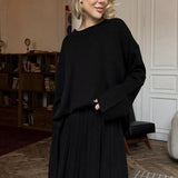 Kazak ve Pileli Etek Takımı